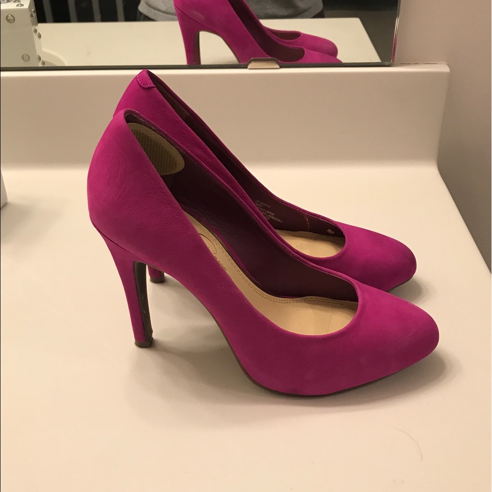 Jessica Simpson Hot Pink Heels